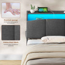 AOGLLATI Single Ottoman Bed 90x190 cm 3ft Single Bed Frame